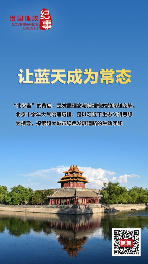 瞭望·治国理政纪事｜让蓝天成为常态