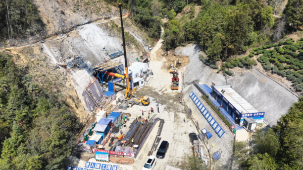 省重点项目漳平抽水蓄能电站全线提速建设