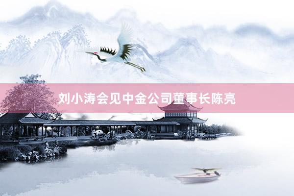 刘小涛会见中金公司董事长陈亮