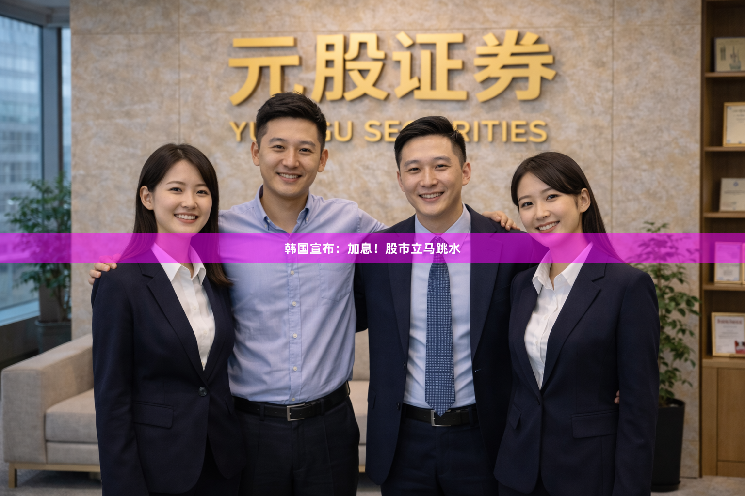 韩国宣布：加息！股市立马跳水
