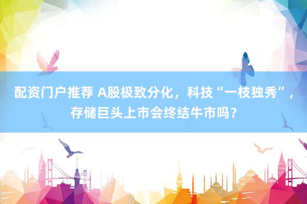 配资门户推荐 A股极致分化，科技“一枝独秀”，存储巨头上市会终结牛市吗？