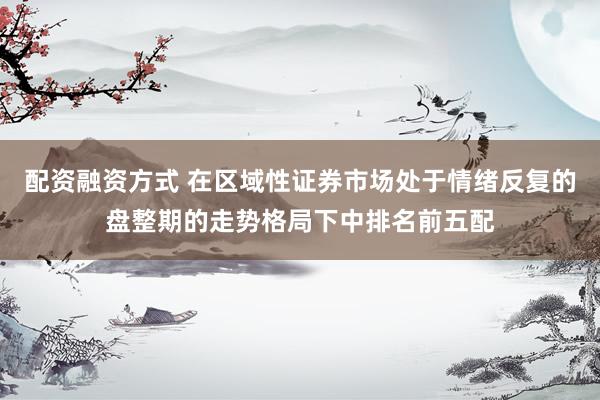 配资融资方式 在区域性证券市场处于情绪反复的盘整期的走势格局下中排名前五配