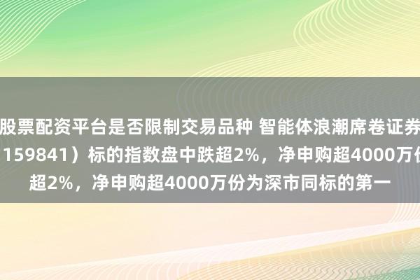 股票配资平台是否限制交易品种 智能体浪潮席卷证券业！证券ETF天弘（159841）标的指数盘中跌超2%，净申购超4000万份为深市同标的第一