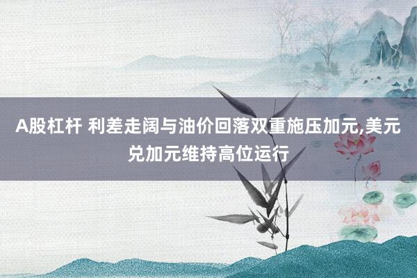 A股杠杆 利差走阔与油价回落双重施压加元,美元兑加元维持高位运行